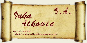 Vuka Alković vizit kartica